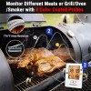 ThermoPro Bluetooth Meat Thermometer w/ 4 Probes, Rechargeable w/ Alarm