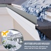 Flamorrow 6 Pack Aluminum Gutter Valley Splash Guards, Rainwater Roofing