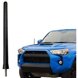 AntennaMastsRus - Short Rubber Antenna fits Toyota 4 Runner (2010-2017) - USA Stainless Steel Threading - The Original 6 3/4 Inch Accessories - Car Wash Proof - Internal Copper Coil