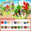 Magnetic Building Blocks, Farm Theme STEM Mini Magnet Travel Cubes
