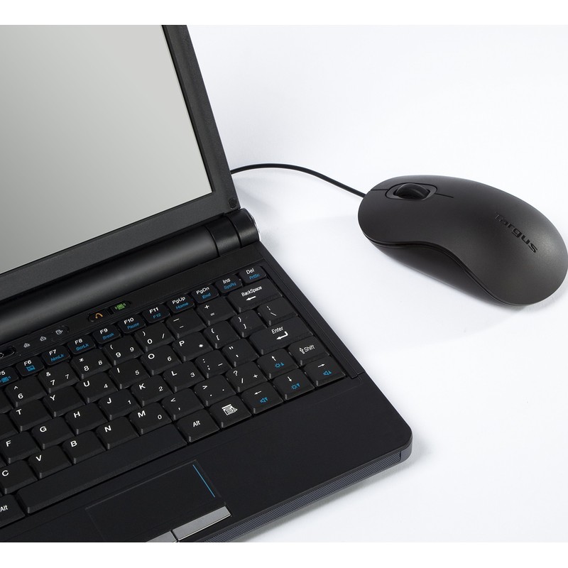 Targus 3-Button USB Full-Size Optical Mouse with 6-Foot USB Cord,