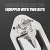 2-Pack Truck Tool Box Latch, Stainless Steel Trailer Toolbox Handle