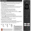 Replacement Remote Control for OK. Fire TV ODL55850UV-TFB | ODL43851UT-TFB