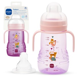 MAM Trainer with Handles, Girl, 8 Ounces, 1-Count