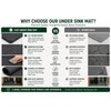 Silicone Under Sink Mat for Cabinet Protection – 34 ×