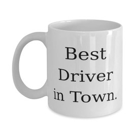 Brilliant Driver 11oz 15oz Mug, Best Driver in Town, Present For Coworkers, Funny Gifts From Coworkers, Driving gloves, Car keychain, Sun visor, Tire pressure gauge, Emergency kit, Car wax