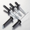 Wensilon (350Pcs) 1/8"x1/4" Black Aluminum blind pro Rivets,Aluminum Grip and
