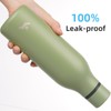 Insulated Water Bottle with Strap,18 oz Double Wall Stainless Steel