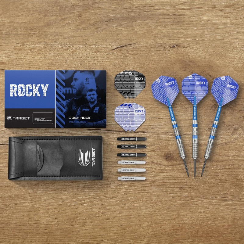 TARGET Darts Josh Rock 80% Tungsten Steel Tip Darts Set,
