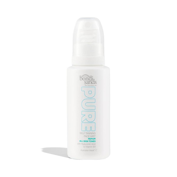 Bondi Sands Pure Self Tanning Face Mist Repair | Hyaluronic Acid & Vitamin B3 Formula Provides Hydrated, Glowing Skin, Non-Comedogenic, Dermatologically Tested, Vegan + Cruelty Free | 70 mL/2.36 Oz