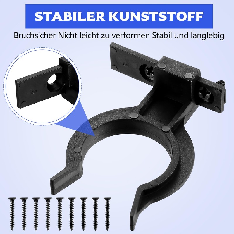 ANBEEISS 20 Pcs Kickboard Clips, Kitchen Kick Board Plinth Clips