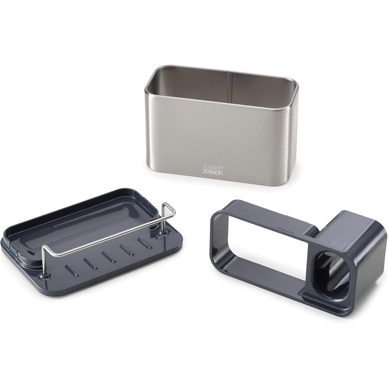 Joseph Joseph Surface Sink Caddy Stainless Steel Sponge Holder Organizer