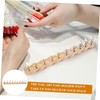Lyfengdeam Nail Art Holder, 1 Set Metal Nail Stand Practice