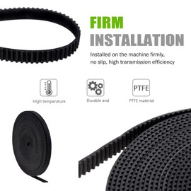 OZUAR 5 Meter GT2 Zahnriemen für 3D-Drucker GT2 6 mm Breite 2 mm Abstand