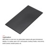 sourcing map Black ABS Plastic Sheet 7 x 4 x