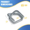 NVOYAJUAN Heavy Duty Galvanized Wire Buckle for 1/2" Width Cord