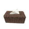 Rattan Woven Tissue Holder - Decorative Rectangular Tissue Box Cover