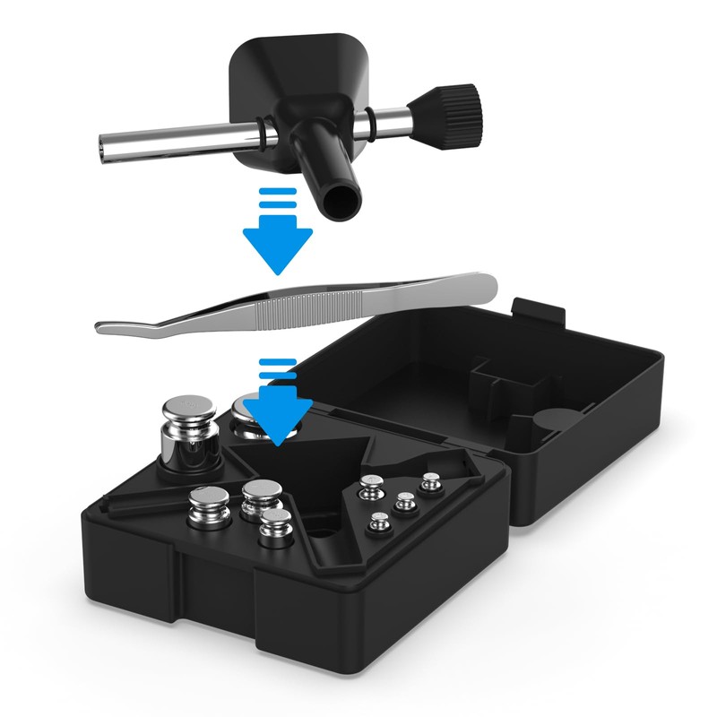 MAXUS Precision Calibration Weights Set with Powder Trickler