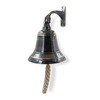 6" Solid Brass Bell Marine Wall Mounted Ship Bronze Finished