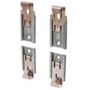 CRL Nickel Plated Adjustable Mirror Clip Set for 1/4" Beveled