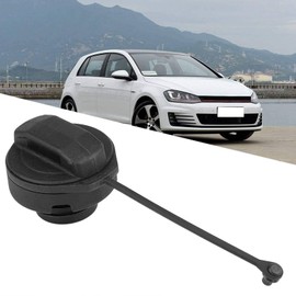 Fuel Tank Cap, Petrol Diesel Fuel Cap, 1H0201553B, Plastic, Black Fuel Oil Tank Cap, Suitable for A1 A2 A3 A4 A6 A8, for Bora, Octavia