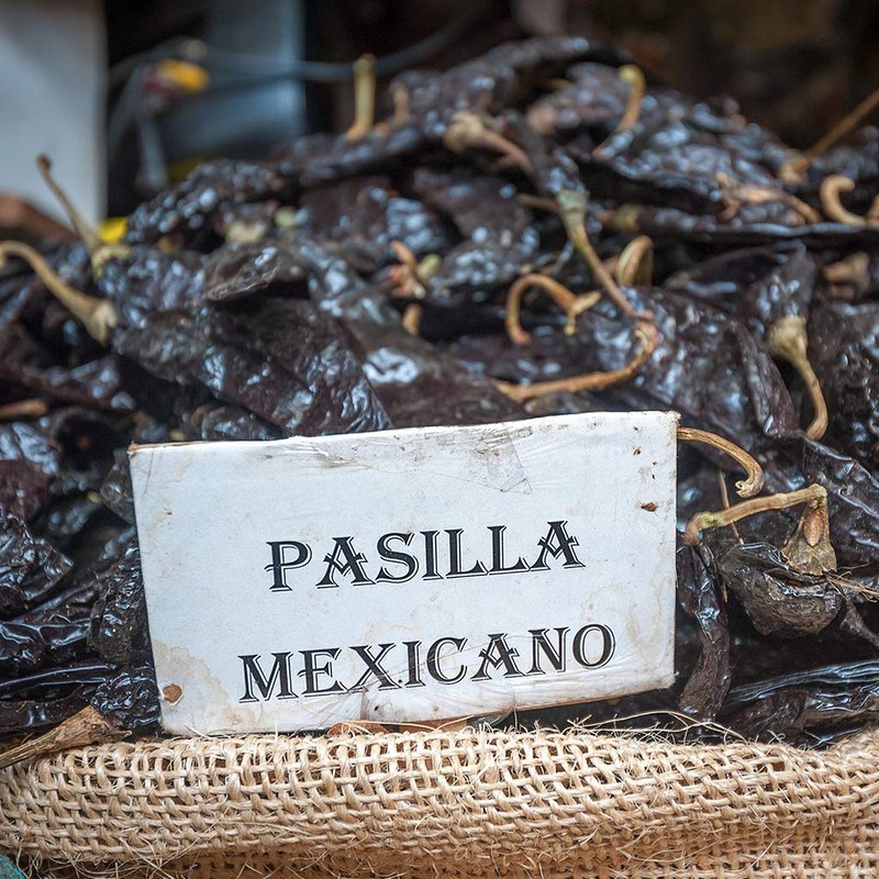 8oz Pasilla Chiles Dried, Whole Dried Chile Mexican Peppers, Versatile