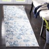 Safavieh Evoke Collection Grey and Light Blue Runner, 2'2" x