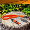 Bundle Survival Ferro Rod Fire Starter and Keychain Kit, Flint