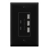 LIDER 6.0A 30W USB A&C in-Wall Charger, 3 USB Type-A
