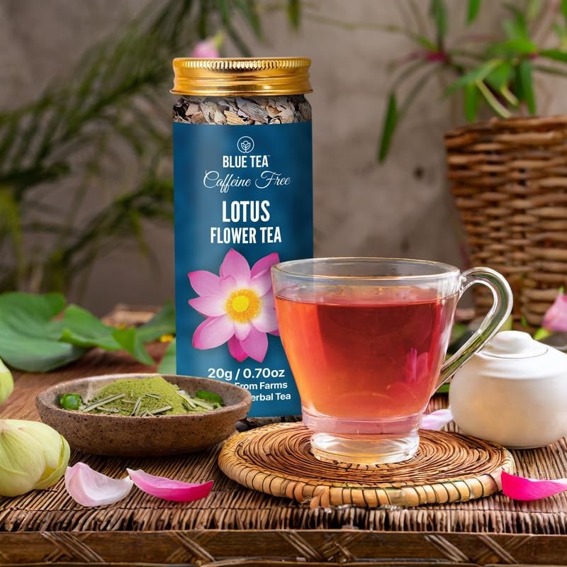 BLUE TEA - Pink Lotus Flower Tea - 1.40 Oz