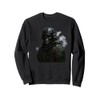 Cool Gaming Black Army Soldier Illustration Graphic Designs Sweatshirt