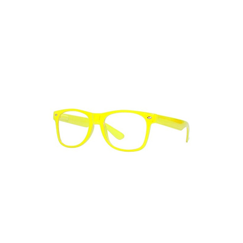 Gravity Shades Classic Buddy Sunglasses, Clear/Yellow