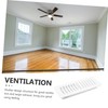 MERRYHAPY Floor Air Vent Cover White Ventilation Grille Practical Air