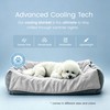 Premium Cooling Blanket for Medium Dogs, Cool-to-Touch Washable Mat for