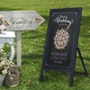 SELEAD Solid Wood Frame Chalkboard with Stand - 40" x