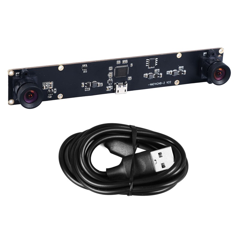 USB Camera Module 4MP 1080P Dual Lens Synchronization Webcam Board