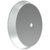 BRIXWELL 900-10221C-XCP5 2-3/4" (Di) Metal Closet Cabinet Knob Round Backplate