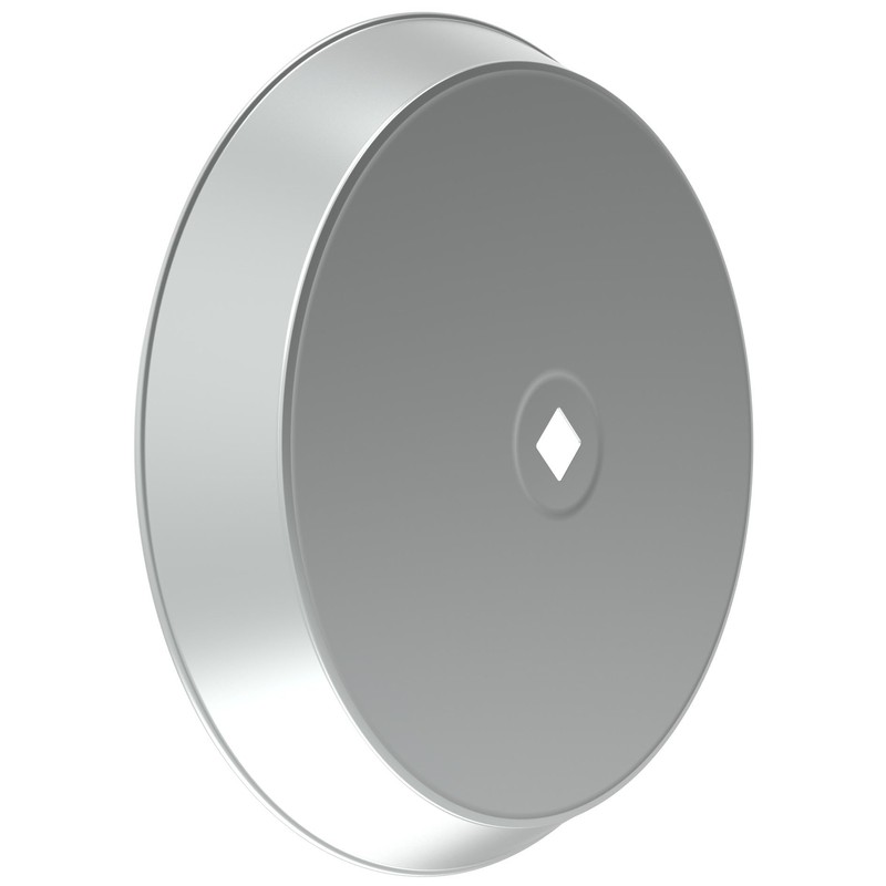BRIXWELL 900-10221C-XCP5 2-3/4" (Di) Metal Closet Cabinet Knob Round Backplate