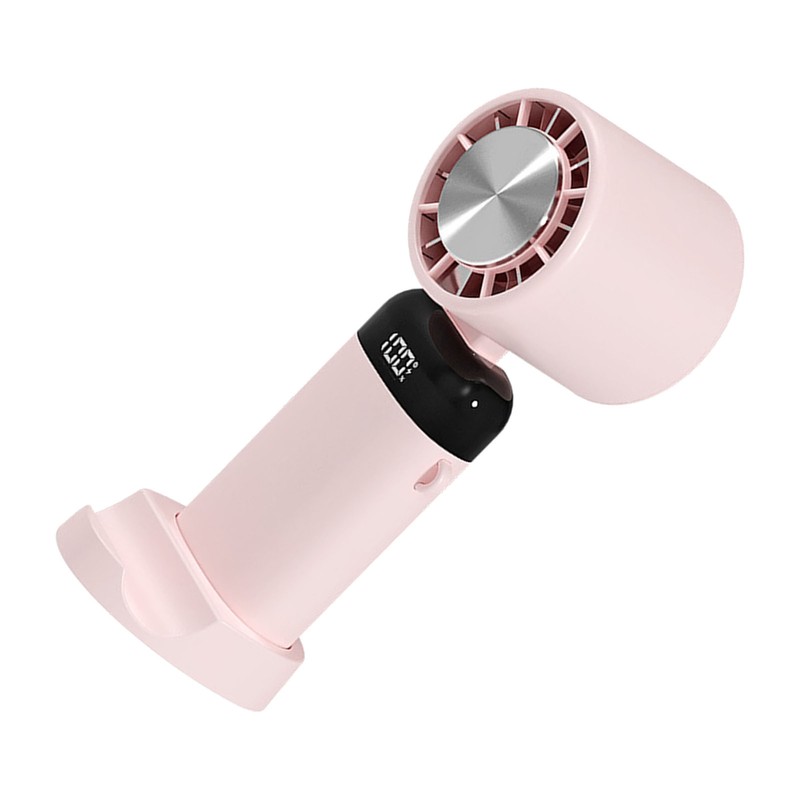 Folding Small Fan USB Rechargeable Fan Digital Display Portable Desktop