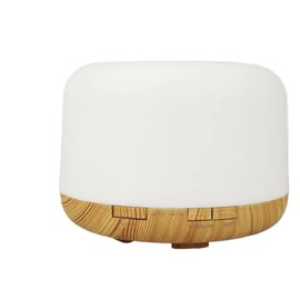 Schincono Large Room 500ML Ultrasonic Diffuser Aromatherapy Fragrant Oil Humidifier Vaporizer Premium Essential Oil Diffuser 10-12 Hour Timer and Auto Off Safety Switch,7 LED Lights, TQ-YX168