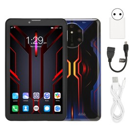 7 Inch Calling Tablet for Android 10.0 4GB 32GB Expandable Up to 128GB Octa CoreFront 500W Rear 800W Tablet 100‑240V Orange EU Plug