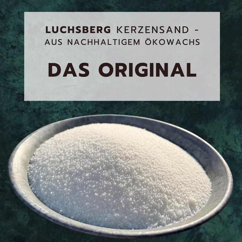 LUCHSBERG® Kerzensand | Wachskerze selber machen - mit 5 x