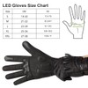 Anti-Slip Full Finger LED Flashlight Gloves for Walking/Cycling/Running/Fishing/Out Door Activities