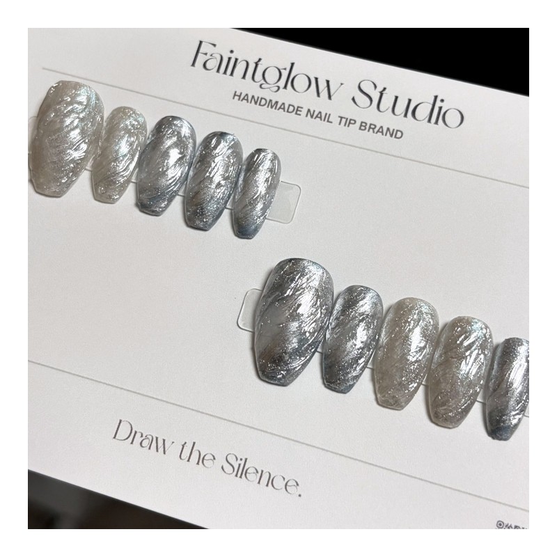 [Wind] Handmade nail tips - Almond / [바람 Wind] 수제네일팁