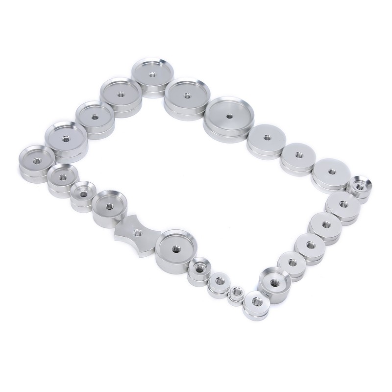 25pcs Capping Machine Dies Aluminum Alloy Watch Back Case Closer