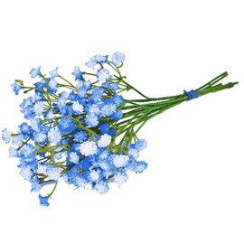 ABAJI Tiny Babys Breath Artificial Flowers Gypsophila Real Touch Flowers for Wedding Party Home Garden Decoration 12 inch in Length Small and Short