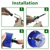 Luomorgo 71mm/2.8 inch Hole Saw, 1 1/4 inch Cutting Depth