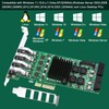 FebSmart Tarjeta PCIE Superspeed 5Gbps USB 3.0 de 8 puertos