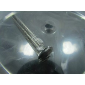 Unknown Lot 4 Round Access Cover Plates 4" Chrome Finish, w/Mounting Screws, 11792136