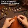 8 PCS D Rings for Bags, Gold Metal Bag Hardware